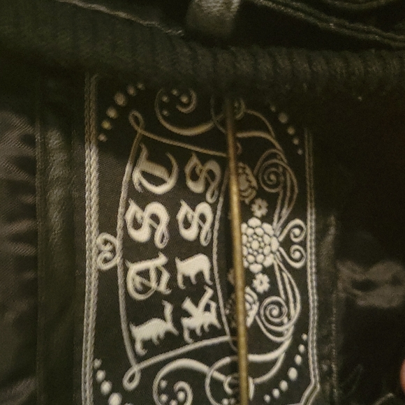 Last Kiss Plus Size Bomber Jacket - Size 1x - Picture 2 of 5